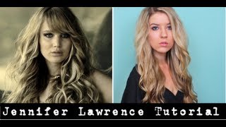 Bedhead Waves: Jennifer Lawrence Inspired Hair Tutorial