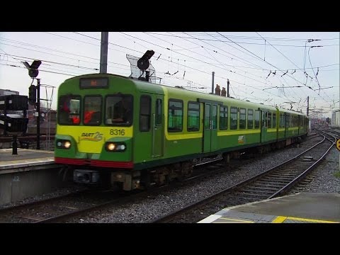 2 x IE 8520 Class + 29000 Class Trains - Connolly Station, Dublin