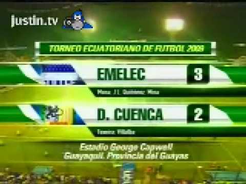 EMELEC vs D. Cuenca 3er GOl (Mariano Mina)