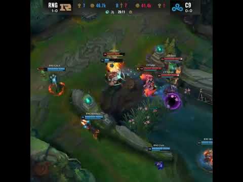 Insane RNG vs C9 Teamfight