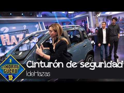 Marta Hazas encuentra una nueva utilidad del cinturón de seguridad - El Hormiguero
