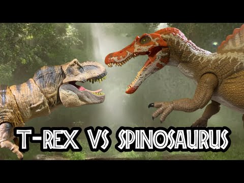 Jurassic Park 3 | T-Rex Vs Spinosaurus Stop Motion