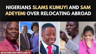 DR CHARLES APOKI AND OTHERS SLAMS PASTOR  KUMUYI AND PASTOR SAM ADEYEMI AS THEY RELOCATED ABROAD