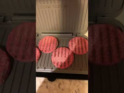 How many hamburgers in a George Foreman grill? ￼