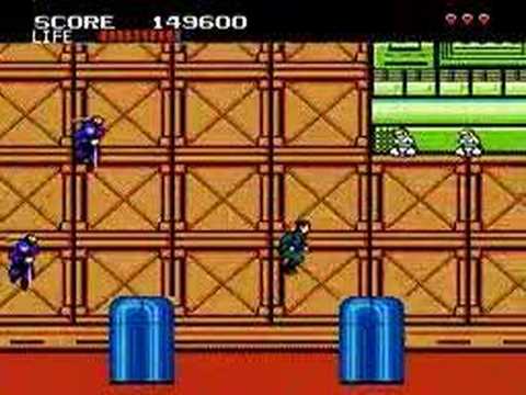 shinobi nes gameplay