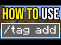 How To Use /Tag Command In Minecraft PS/Xbox/PE