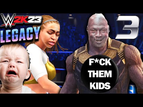 WWE 2K23 MyRise The Legacy Playthrough (Legend Difficulty): Part 3: TRICKED INTO BABYSITTING FOR…
