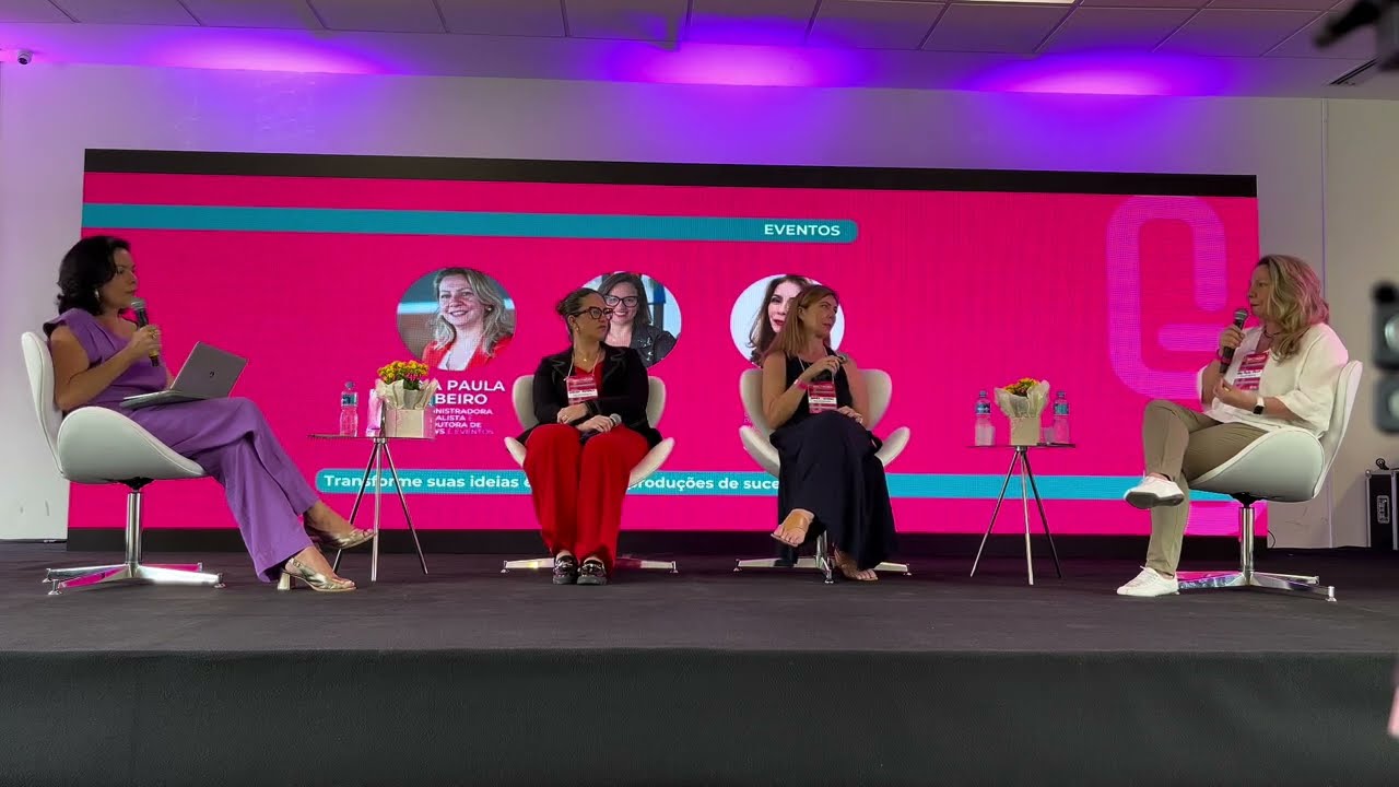 Minha participação no Festival Conectadas - Painel Eventos