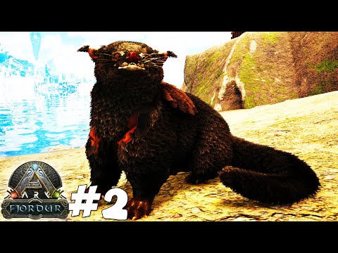 Den *RØDE (sorte) PANDA*!😍 - ARK #2 Fjordur Pyria Mythos Evolved