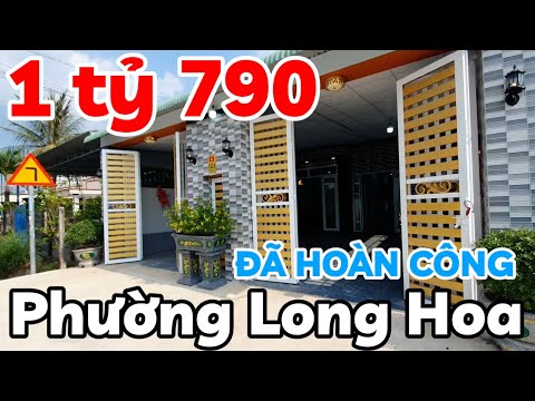 Nhà mới xây 4 phòng ngủ 4 toilet mặt tiền đường nhựa giá 1 tỷ 790 triệu ở phường Long Hoa Tây Ninh