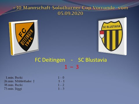 +30 Solothurner Cup Vorrunde FC Deitingen - SC Blustavia