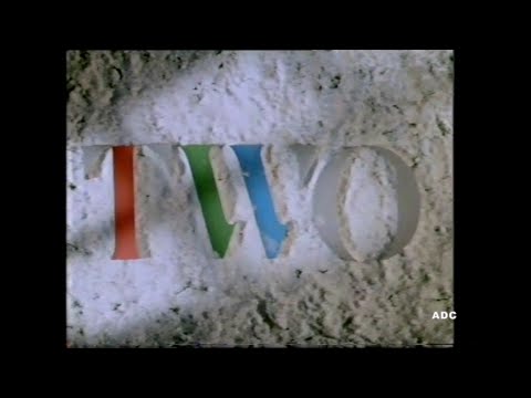 BBC2 Christmas trailers & links announcer Malcolm Eynon 13th December 1986