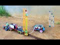 Borewell Drilling Machine Submersible Water Pump Diy Tractor Science Project