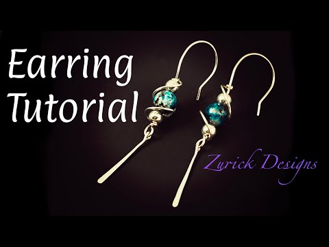 Wire Wrapping Tutorial- Cosmic Spiral Earrings