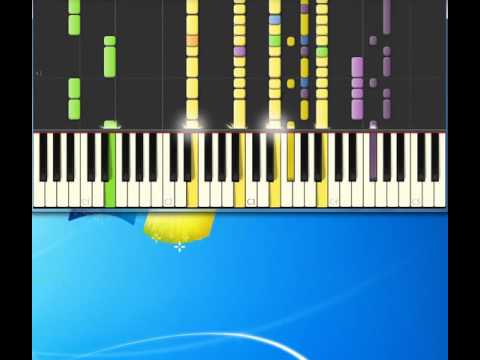 Chubby Checker   the twist [Piano tutorial by Synthesia]