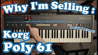 Video thumbnail for Korg Poly 61 // Why I'm Selling // Underappreciated or Undervalued? by Jorb