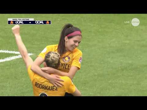 GOAL: Erika Tymrak scores her first goal of the season