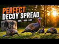 How To Set Up Your Turkey Decoy Spread For Early Season Mid Season And Late Season
