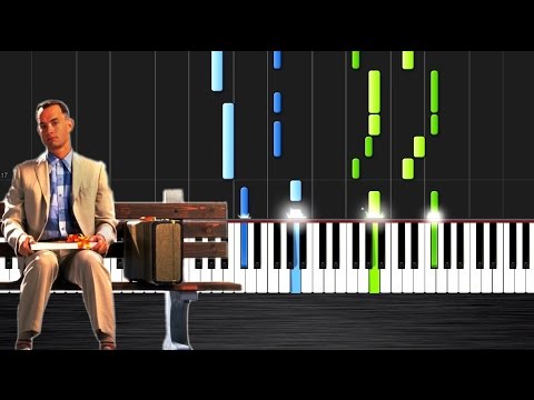 Forrest Gump Theme - Piano Cover/Tutorial by PlutaX - Synthesia