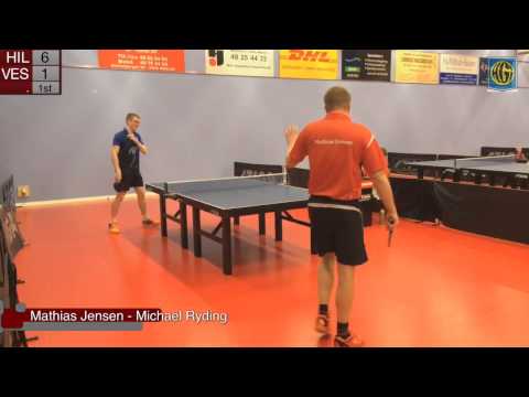 Hillerød GI - Vestegnen BTK | Bordtennis 1. Division den 4. marts 2016