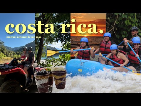 Costa Rica Vlog (Manuel Antonio & San Jose) | ATV, National Park, Beach Day, Water Rafting & MORE