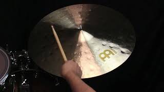 Video thumbnail for Meinl 22" Byzance Jazz Extra Thin Ride by The Drum Shop - Portland, Maine