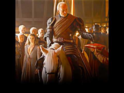Tywin Epic Entry 🥶🔥 Horse in Iron Throne Room #shorts #gameofthrones