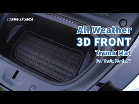 All Weather 3D Front Trunk Mat for Tesla Model Y