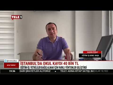 Genel Başkanımız Kadem Özbay`ın okullarda velilerden istenen kayıt paraları ile ilgili açıklamaları TELE1 Tv Anahaber`de yer aldı. | EĞİTİM İŞ