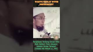 Download lagu WAKTU SHOLAT WITIR  | Ceramah Ustadz Adi Hidayat Lc, MA mp3