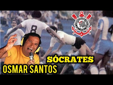 OSMAR SANTOS Corinthians 2x0 Marília Gol de Sócrates Paulistão 1979 Rádio Globo 1.100