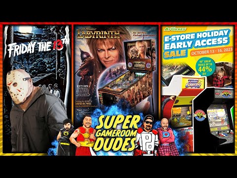 Labyrinth Pinball, AtGames Holiday Sale? Arcade1Up Cabs Arriving on Friday the 13TH!