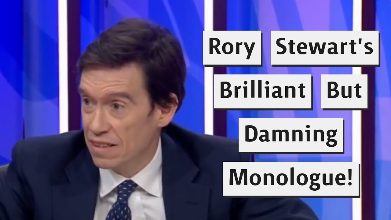 Rory Stewart Brilliantly Explains Why Young People Are Not Working!