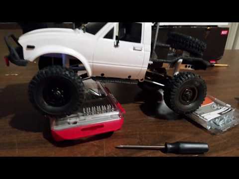 Wpl c14 assembly esc upgrade 2s lipo power Headlights fully functional