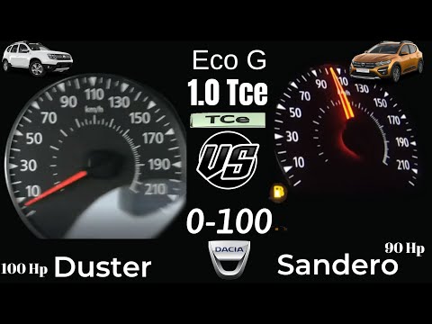 Thumbnail for Dacia Sandero 1.0 TCe (ECO-G) VS Dacia Duster 1.0 Tce (Eco-G) Lpg 0-100 inceleme test acceleration by Dacia Sandero