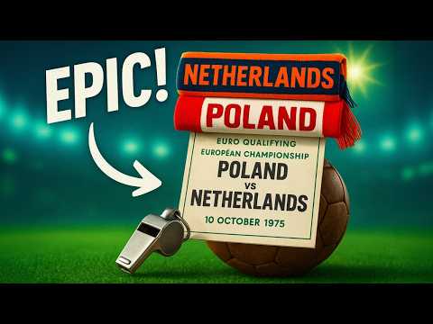Poland vs Netherlands (1975) | Euro Qualification Full Game (Johan Cruijf)