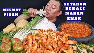 Download lagu ENDUL NGEUNAH ⁉️ MAKAN OSENG UDANG KEMBANG DUREN CABE GENDOT LALAPAN KUCAI MENTAH SAMBEL TERASI  mp3