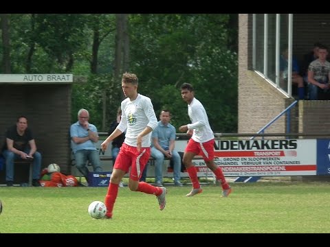 Nacompetitie: SV Capelle 1 - Heukelum 1, redding keeper op inzet Sil van Putten