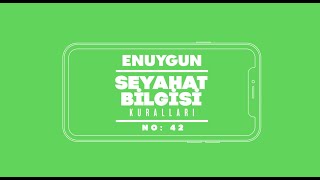 Seyahat Bilgisi Kuralları No:42