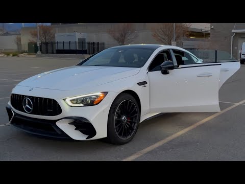 2026 AMG GT 53 4 door Coupe POV Night DRIVE