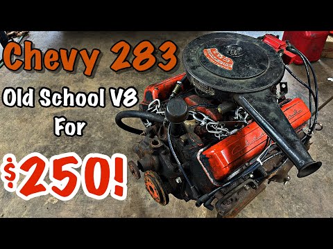 We Bought an Old School Hot Rod Engine for CHEAP! Budget Small Block Chevy 283 Build EP:1