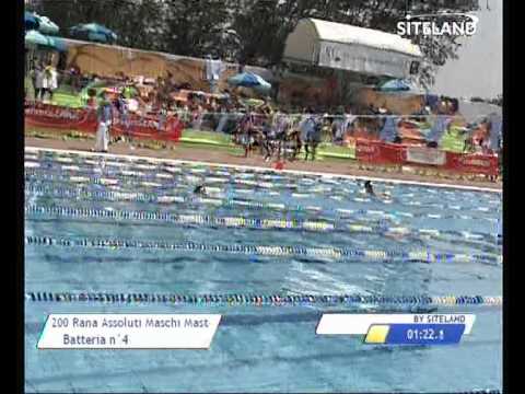 Serie 4 dei 200 Rana  Assoluti Maschi Master - 11 Memorial Andrea Bettiol