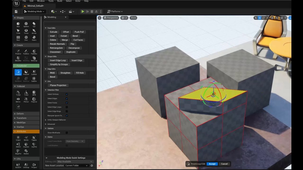 UE5 Modeling - PolyGroups Intro