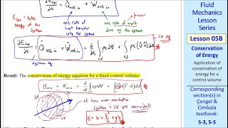 Fluid Mechanics Lesson 05B: Conservation of Energy