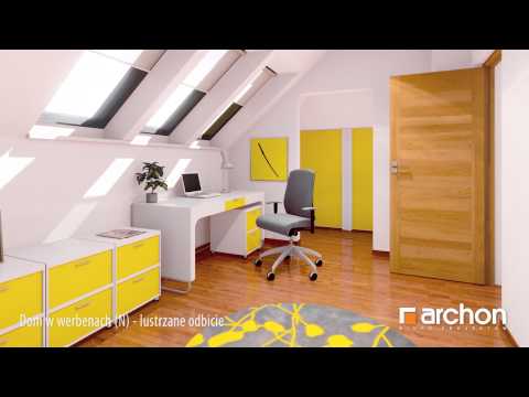 Dom w werbenach (N) - lustrzane odbicie Wirtualny spacer po wnętrzu - Projekt domu ARCHON+