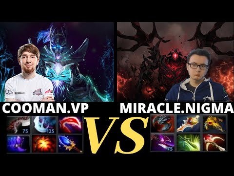 VP.COOMAN [PA] VS NIGMA.MIRACLE [SHADOW FIEND] - IQ200 BATTLE OF THE YEAR  7.24 Dota 2