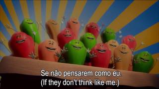Musik-Video-Miniaturansicht zu The Great Beyond (Brazilian Portuguese) Songtext von Sausage Party [OST]