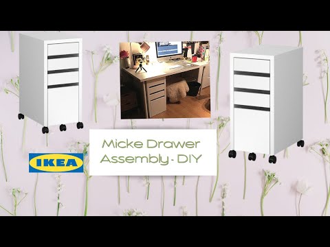 Ikea  - Micke Drawer Assembly - DIY