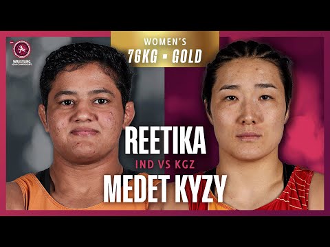 Aiperi MEDET KYZY (KGZ) vs. Reetika REETIKA (IND) | ASIAN CHAMPIONSHIPS 2025 | Gold Medal | WW 76Kg