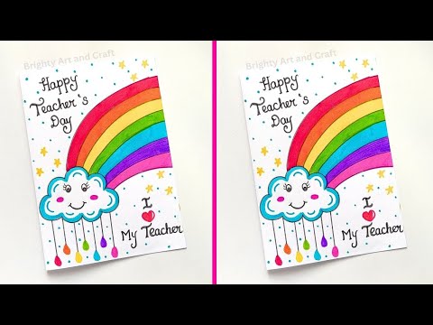Teachers day card | Easy and Cute Teachers day card | Happy Teachers day card ideas 2025